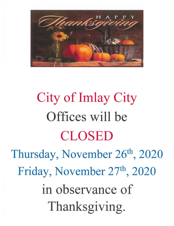 Thanksgiving Observance Imlay City