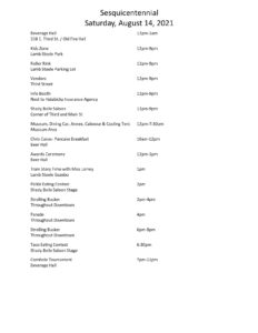 sesquicentennial - sat