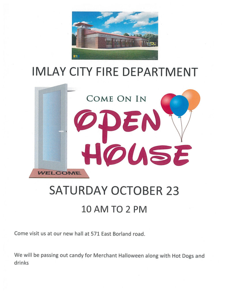 IC FD Open House Imlay City