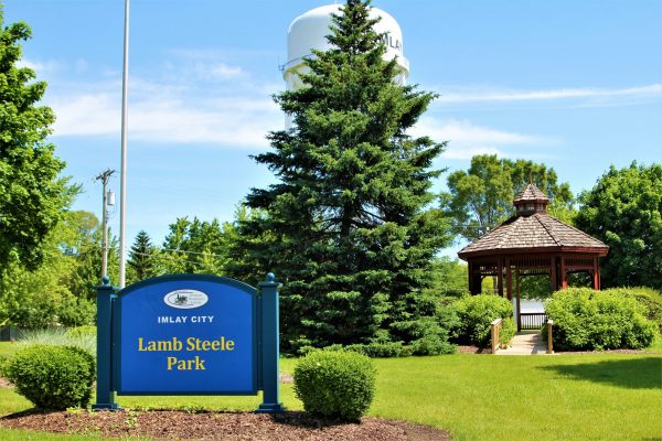 lamb steele park sign