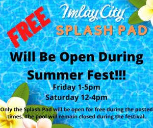 imlay city summer fest 2022 free splashpad